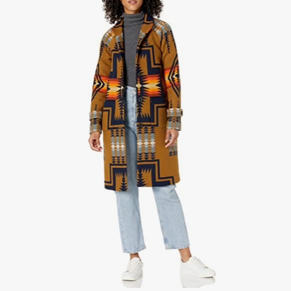 WOMEN'S HARDING ARCHIVE BLANKET COAT PENDLETON NWT - Picture 1 of 4